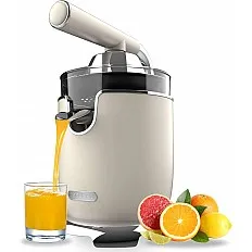 Storcator de citrice Cecotec RetroJuice 1000, 1000W, Inox, 2 conuri, anti picurare (03891)