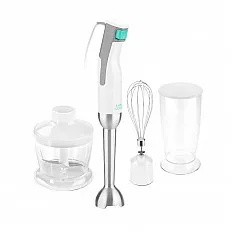 Blender de mana 3 in 1 ETA Lento 3017 90000, 1200 W, 2 viteze plus TURBO, 2 accesorii, 2 recipiente