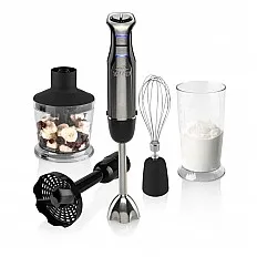 Blender de mana ETA Tasso 5056 90000, 600 W, 6 viteze, atasament special pentru piure, negru
