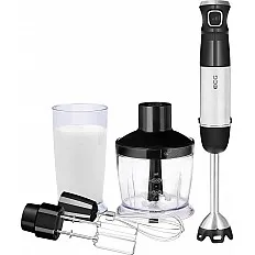 Blender vertical ECG RM 800, 800 W, lame din otel inoxidabil, recipient tocator 500 ml