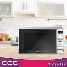 Cuptor cu microunde ECG MTD 2071 SE, 20L, 700W, 6 programe
