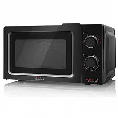 Cuptor cu microunde Gallet FMOM 205B negru, 700 W, 20 litri, 6 niveluri de putere, timer
