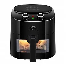 Friteuza cu aer cald ETA Vista 0168 90000, 1300W, 4.3 litri, timer 0-30 min, negru