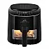 Friteuza cu aer cald ETA Vista Digi 1168 90000, 1300W, 4.3 litri, 8 programe, 40-220 °C, negru