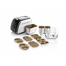 Masina de facut paine ETA Delicca II Max 7149 90040, 850W, 16 programe, capacitate 1,5 kg, otel inoxidabil