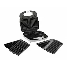 Sandwich maker 3 in 1 ETA Tampo 4156, 700 W, 3 tipuri de placi detasabile, deschidere pana la 180°
