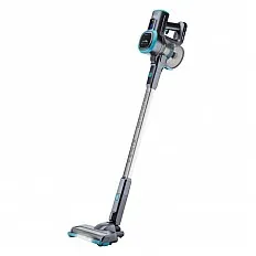Aspirator vertical 2 in 1 ETA Fenix 1233 90000, baterie Li-Ion 25.2 V / 2200 mAh, recipient 0.6 l, gri cu albastru