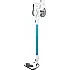 Aspirator vertical portabil 2in1 ECG VT 3620 Jean, 130 W, baterie Li-Ion 22.2 V, recipient 1.2 L, alb cu albastru