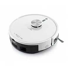 Robot aspirator si mop ETA Leone Pro 6244 90000, baterie Li-Ion 14.4 V/ 5200 mAh, Wi-Fi, navigatie laser, motor digital, alb
