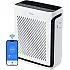 Purificator de aer Smart Levoit Vital 100S Wi-Fi, Filtru True HEPA, Carbon Activ, Acoperire până la 48 m², Nivel Zgomot 23 dB, Senzor Calitate Aer, Mod Noapte, Alb (Vital100S)