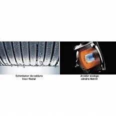 Viessmann Vitodens 200-W 25kW. cu afisaj de 3.5" si boiler bivalent Vitocell 300 litri (Z030680)