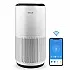 Purificator de aer Smart Levoit Core 400S Wi-Fi, Filtru 3 in 1 True HEPA, Carbon Activ, Senzor Calitate Aer, Mod Auto, Alexa, Google Home, Panou Comanda Touch Screen, Control Remote, Alb (Core400S)
