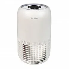 Purificator de aer Evoair, Yuvo, Lampă UV-C, Filtru 3in1, True Hepa, Carbon Activ, Pre-filtru, 4 viteze, Funcție Polen/Animale, Mod Noapte, Blocare Ecran, Lumină Ambientală, Alb (YUVOWH)