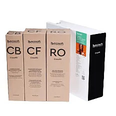 Purificator apa cu osmoza inversa Ecosoft Cross90, membrana 600 GPD, 4 stadii de filtrare, fara bazin cu debit direct 1.5 l/min, pompa booster inclusa si baterie cu indicator schimb consumabile