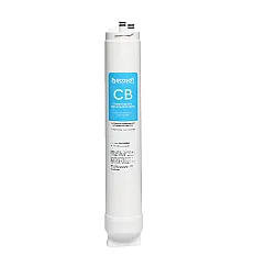 Postfiltru cu carbune activat bloc Ecosoft CHVCBDFRO, sistem twist, compatibil osmoza inversa Ecosoft Cross90