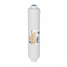 Cartus filtrant inline Aquafilter AICRO-QC, carbune activ granular din coaja de cocos, dimensiuni 10.8x2 inch, conectori rapizi 1/4 inch