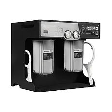 Sistem osmoza inversa comerciala Ecosoft ROBUST 3000MAX, debit direct 180 l/h, 2 membrane 500 GPD, pompa booster inclusa, 4 stadii de filtrare, filtrare 0.0001 microni
