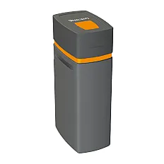 Statie automata dedurizare Ecosoft Anthracite Gold 370, 37 litri rasina Ecomix A, debit nominal 2.2 m3/h, cabinet gri-portocaliu