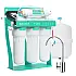 Sistem de osmoza inversa Ecosoft AquaCalcium Mint PRO, 6 stadii de filtrare, 75 GPD, pompa booster inclusa, remineralizare cu calciu si bazin de stocare