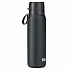 Termos cu filtru carbon activ FILTRO Thermo Pure 740 CB, otel inoxidabil cu perete dublu vacuum, capacitate 740 ml, culoare negru