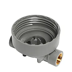 Carcasă filtru apă Ecosoft ECO 2P 9¾, bol PET transparent, racord ¾, inel de centrare pentru cartuș