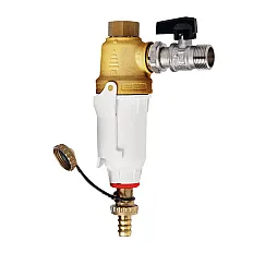 Filtru magnetic cu sita metalica DIMA BRASS, insertie alama, microfiltrare 5 microni, conectare 3/4 inch, pentru instalatii termice