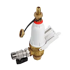 Filtru magnetic cu sita metalica DIMA BRASS, insertie alama, microfiltrare 5 microni, conectare 3/4 inch, pentru instalatii termice