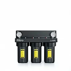 Sistem de filtrare cu 3 carcase FILTRO BIG BLACK 10