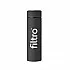 Termos FILTRO Thermo LED Black, perete dublu din inox 304, afisaj digital tactil al temperaturii, infuzor inclus, capacitate 500 ml, culoare negru