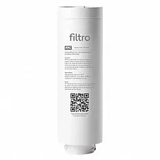 Cartus filtrare 2 in 1 FILTRO INFINITY Lite, polipropilena si carbune activat din coaja de cocos, stadiul 1, montare rapida twist