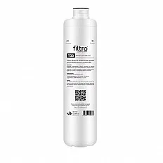 Filtru cu carbon activat granular FILTRO Glaciar T33, imbunatateste gustul si mirosul apei, montare rapida prin sistem twist
