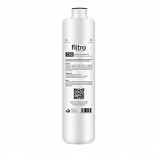 Filtru cu carbon activat bloc FILTRO Glaciar CTO, reduce clorul si materiile organice, montaj rapid prin sistem twist
