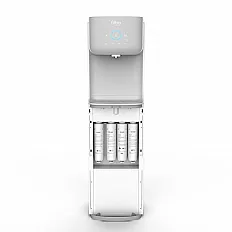 Purificator apă cu dozator FILTRO Glaciar Soda, osmoză inversă 6 stadii, sterilizare UVC-LED în bazin, funcție carbonatare CO2, apă caldă/rece/carbogazoasă, montare pe podea