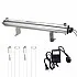 Sterilizator apa UV PureTECH UVC110A, carcasa inox, debit 4 m3/h, 2 lampi UV 55W, conexiune 1 inch, eficienta pana la 99.9%