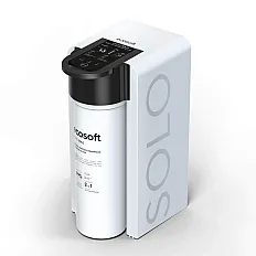 Sistem de osmoză inversă cu debit direct Ecosoft CROSS Solo, membrană 500 GPD, pompă booster inclusă, fără bazin, debit 1.3 litri/min, ultracompact
