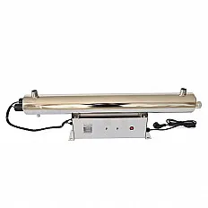 Sterilizator UV PureTECH 110W, carcasa inox, debit 5.4 m3/h, placa de control cu timer, conexiune 1 tol