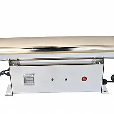 Sterilizator UV PureTECH 110W, carcasa inox, debit 5.4 m3/h, placa de control cu timer, conexiune 1 tol