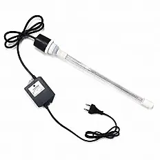 Sterilizator UV submersibil PureTECH 15W, carcasa inox SS304, lampa UV-C 253.7 nm, pentru bazine de 100-500 litri