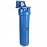 Carcasa filtru apa Big Blue 20 inch Aquafilter FH20B1-B-WB, racord alama 1 inch, cu manometru si supapa de aerisire, presiune 2-6 bar, suport inclus