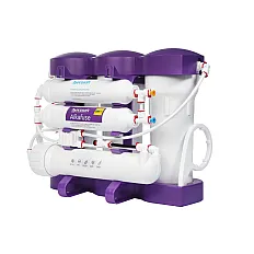 Sistem de filtrare cu osmoza inversa Ecosoft P'URE Alkafuse, 6 stadii de filtrare, membrana 75 GPD, remineralizare cu calciu si magneziu, functionare fara electricitate, bazin de stocare inclus