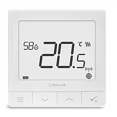 Termostat Salus Quantum SQ610 pentru sistemul IT600, ambient, montaj in doza - alb. 5 ani garantie (SQ610)