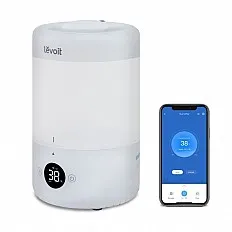 Umidificator de Aer LEVOIT Dual 200S, SMART, WI-FI Ultrasonic, Rezervor 3l, Silentios, Aromaterapie, Functie AUTO, Autonomie 25 Ore (Dual200S)
