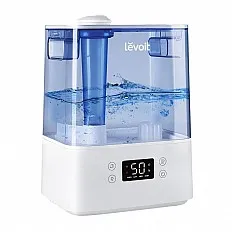 Umidificator de aer LEVOIT Classic 300S, Rezervor 6L, Super Silentios, Aplicatie Smart, Senzor Umiditate, Functie AUTO, Aromaterapie, Autonomie 60 ore, Blue (300SMARTBlue)