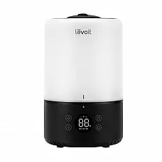 Umidificator de Aer Levoit Dual 200S PRO, SMART, WI-FI Ultrasonic, Rezervor 3l, Silentios, Aromaterapie, Functie AUTO, Autonomie 25 Ore, Design Black (Dual200SPro)