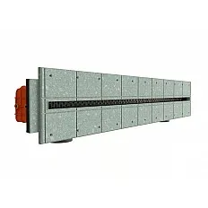 Grilă de ventilație încastrată în rigips Ergovent, LINEO PRO PROFILE 1000, 75mm (ProProfile1000)