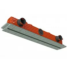Grilă de ventilație încastrată în rigips Ergovent, LINEO PRO PROFILE 1000, 75mm (ProProfile1000)