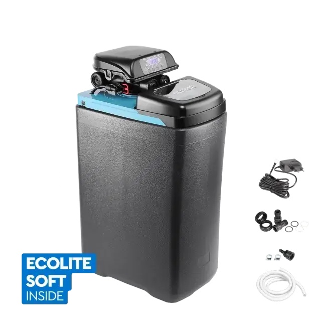 Stație compactă de dedurizare Ecosoft Core 250, valvă Clack DV, 25 litri rășină, debit 1,8 m³/h
