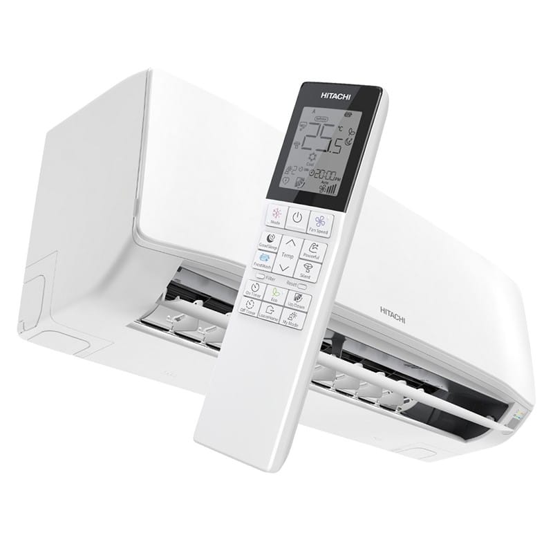 Aparat aer conditionat Hitachi AirHome 400 9000 BTU/h (RAK-DJ25RHAE/RAC-DJ25WHAE)