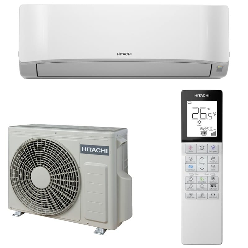 Aparat aer conditionat Hitachi AirHome 400 9000 BTU/h (RAK-DJ25RHAE/RAC-DJ25WHAE)