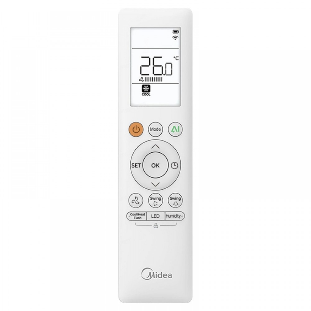 Aer conditionat Midea Solstice, EZ-12RD6-I/MX2H-12RD6, Gama 2026, 12000 BTU, Clasa A+++/A++, Wi-Fi, Inverter, Ionizare (EZ-12RD6-I/MX2H-12RD6)